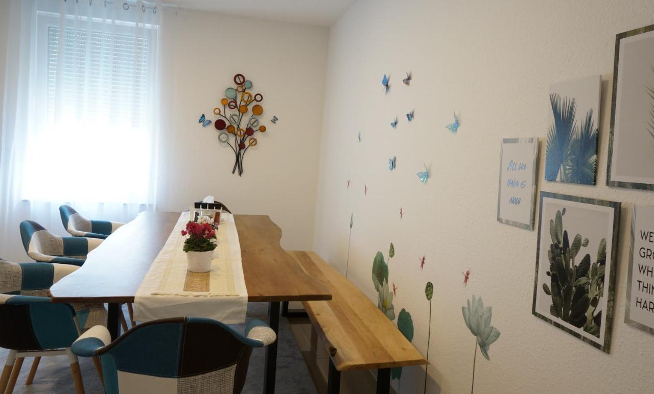 Mein Apartment Flowers Mit Kamin, Bis 10 Personen Frankenthal (Rhineland-Palatinate) Exterior foto